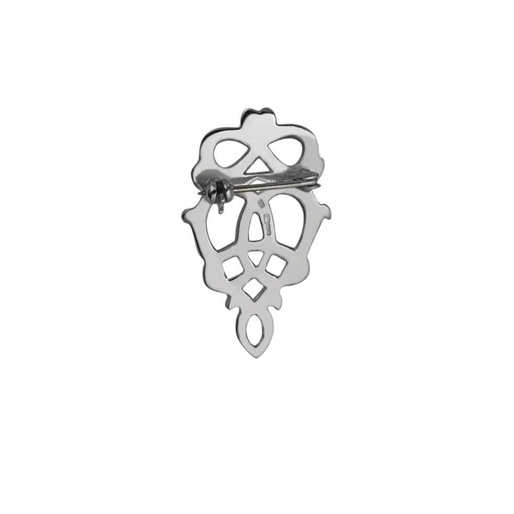 Silver 23x38mm Luckenbooth Brooch - Image 2