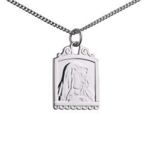 Cheap British Made Silver Our Lady of Sorrows Necklace