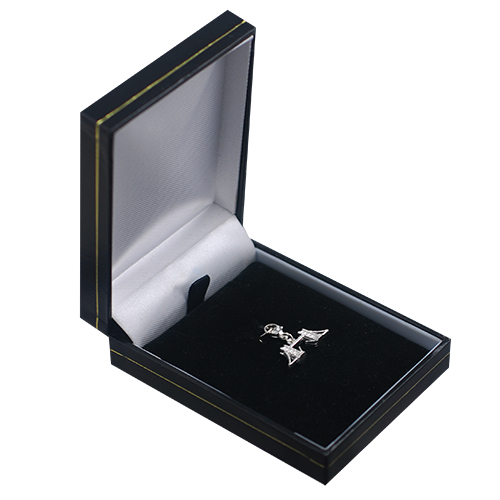 Silver 9x20mm Tower Bridge Charm with a lobster catch - Image 4