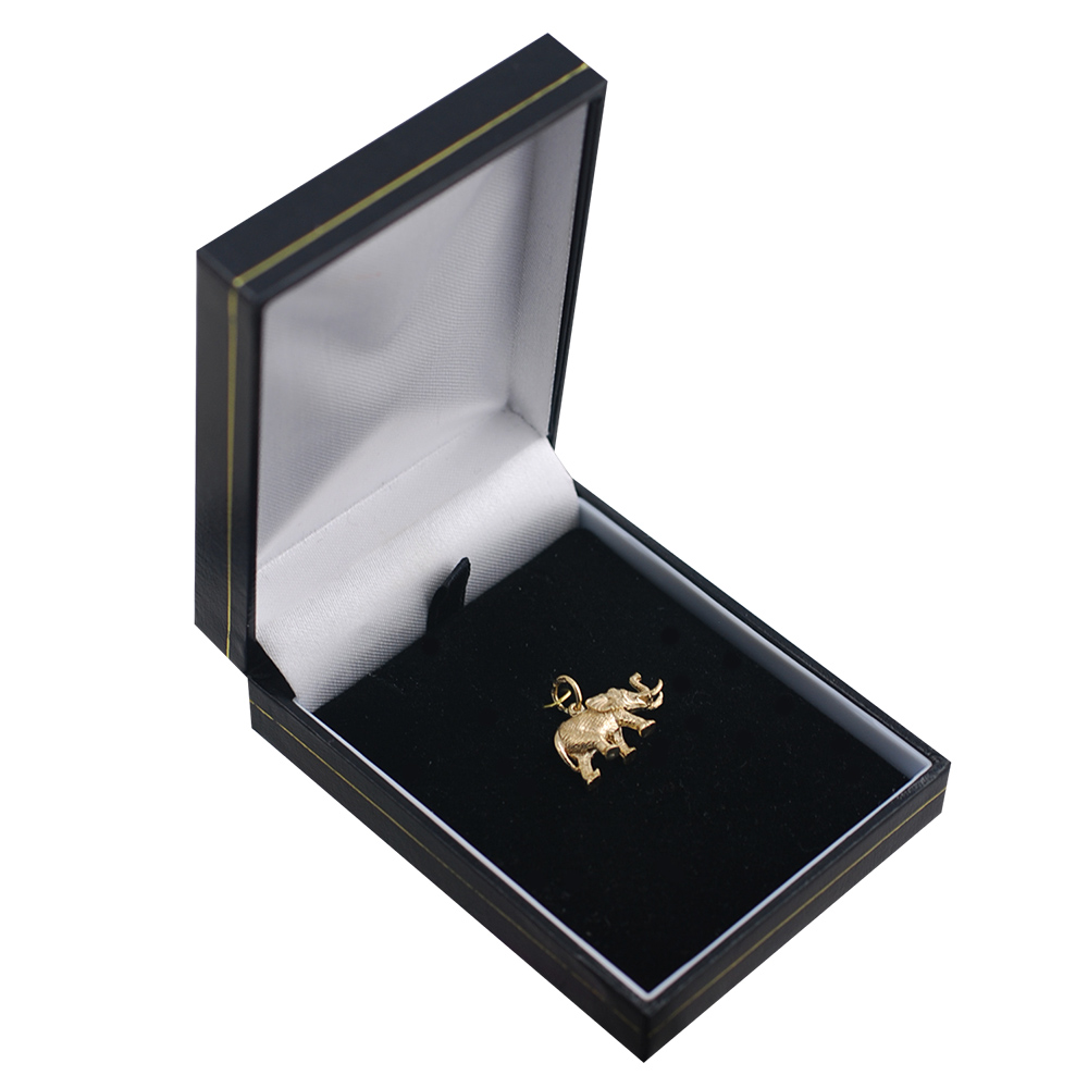 9ct Gold 10x20mm Elephant Pendant or Charm - Image 4