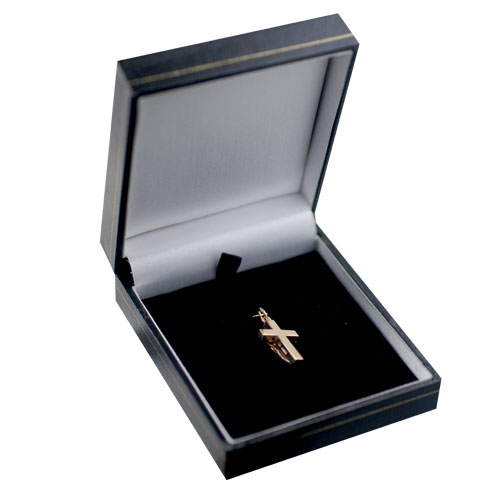 9ct Gold 20x13mm solid block Crucifix Cross - Image 5
