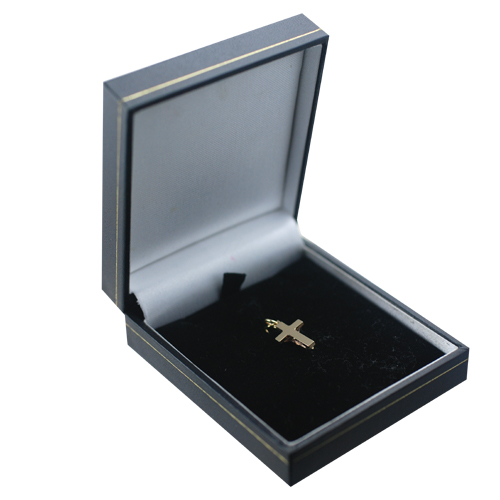9ct Gold 17x10mm solid block Crucifix Cross - Image 5
